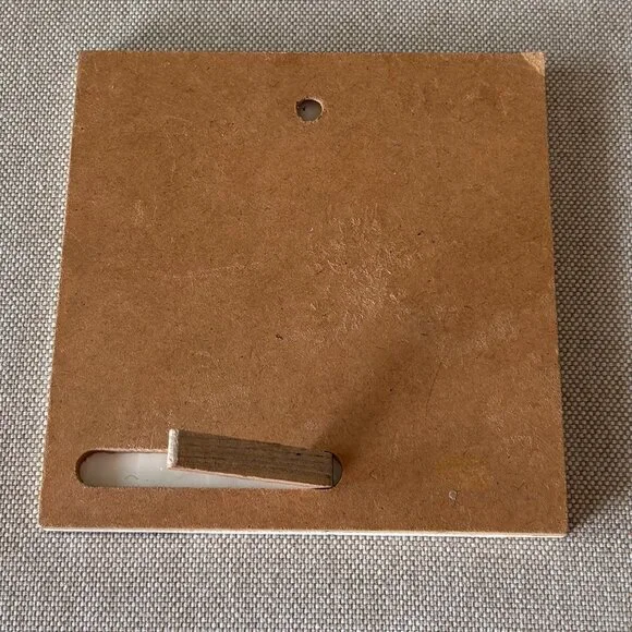 Claudia Sanchez Ceramic Cat Tile Art Decor Hang or Stand Hand Painted - Picture 3 of 5